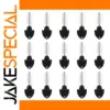 Black Nylon Beer Tap Plug Brush Set (15 Pieces)