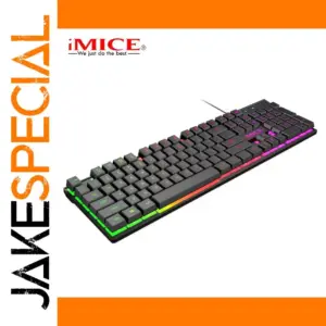 Black Wired Mechanical Gaming Keyboard
