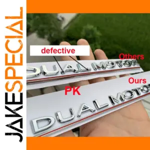 Dual Motor Emblem for Tesla Model 3