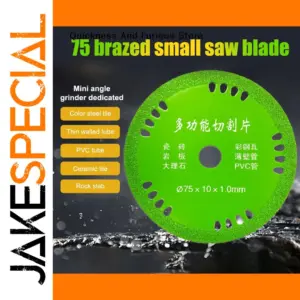 Bright Green 75mm Diamond Cutting Disc for Tiles