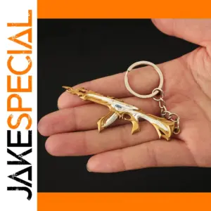 Valorant Melee Reaver Keychain - Gold Finish