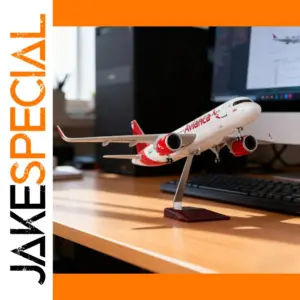 1:80 Scale Airbus A320 Model with LED Lighting