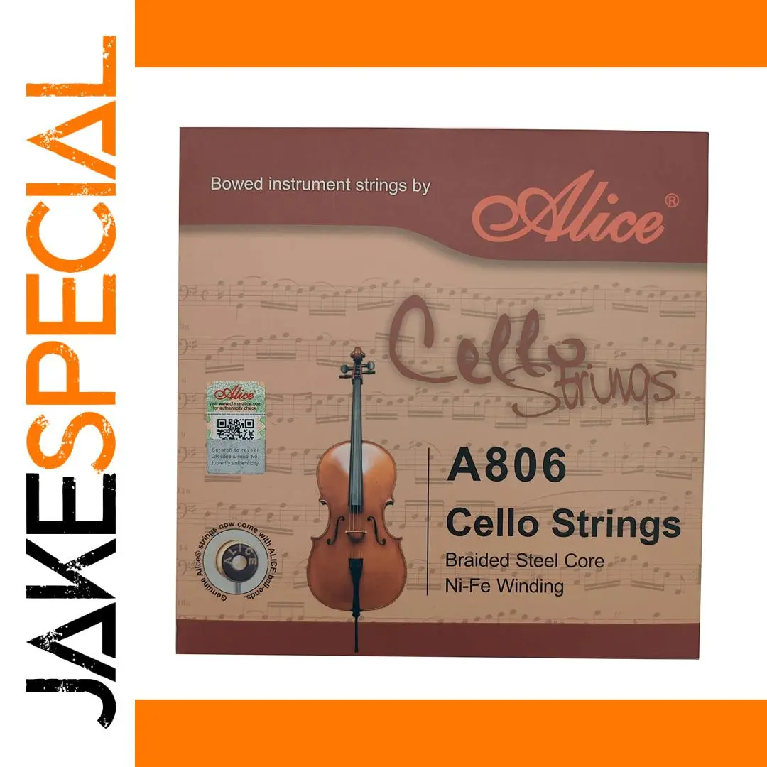 Premium A806 Cellos Strings with Braided Steel Core 1 Premium A806 Cellos Strings with Braided Steel Core