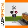 O Scale Railroad Crossing Signal with Flashing Lights