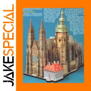 3D Paper Model of Katedrala Sv. Vita