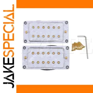 Elegant White Pearl Humbucker Pickup Set