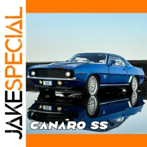Vibrant Blue 1:32 Camaro SS Diecast Model
