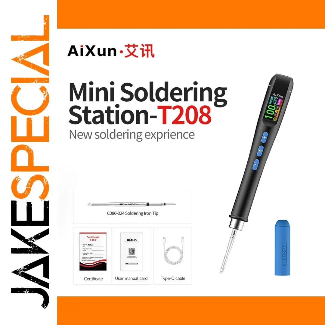 Aixun T208 Portable Digital Soldering Station 1 Aixun T208 Portable Digital Soldering Station