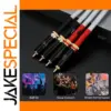 Premium 5N OCC Silver RCA Audio Cable for Hi-Fi Systems