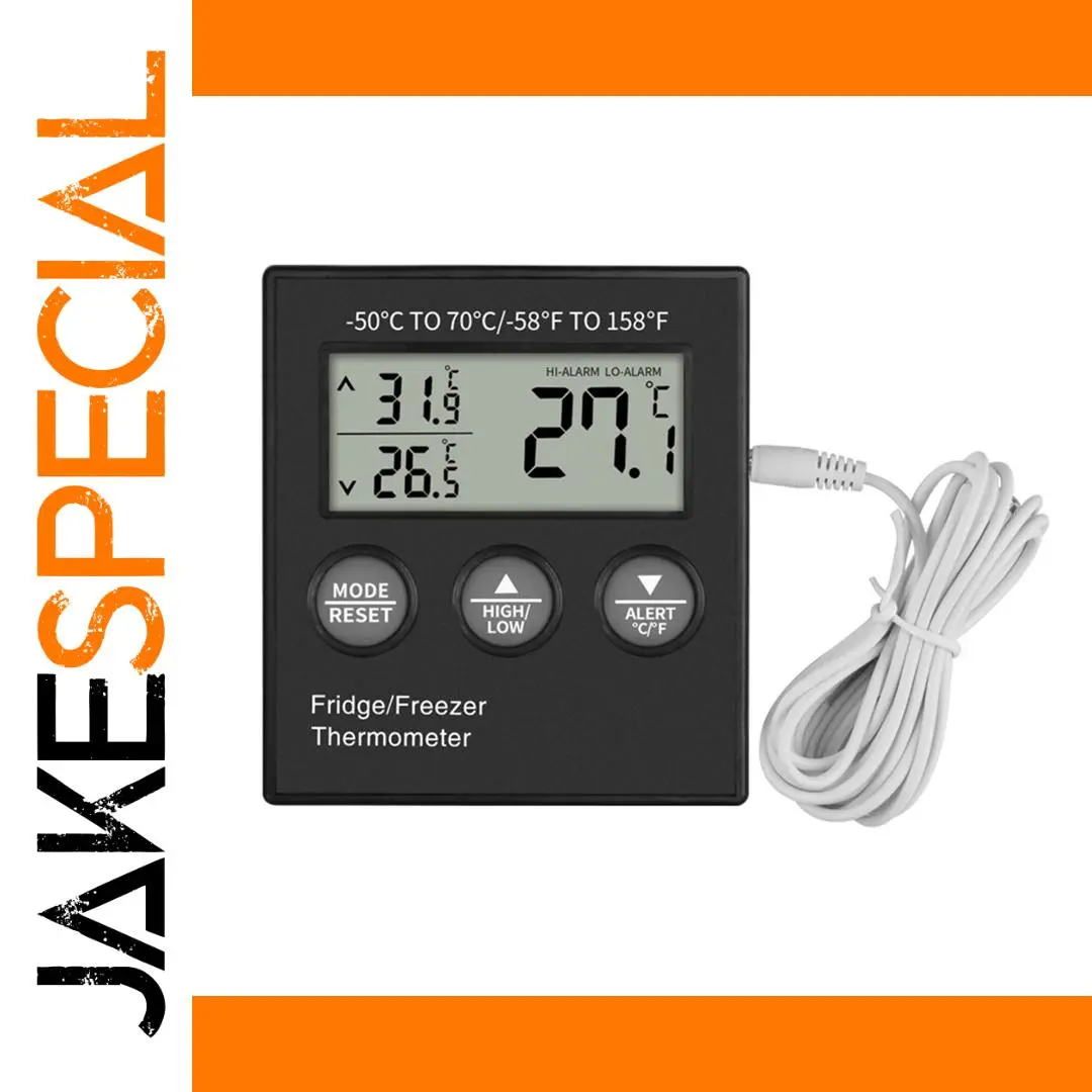Digital Refrigerator Thermometer with 1.9-inch Display 1 Digital Refrigerator Thermometer with 1.9-inch Display