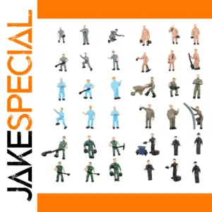 Miniature Railway Workers Set of 25 for Model Scenery