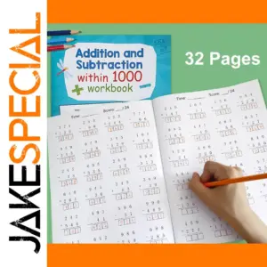 Addition and Subtraction Workbook for Kids