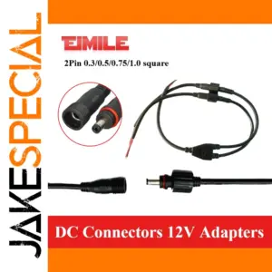 Waterproof 12V DC Power Connector Set