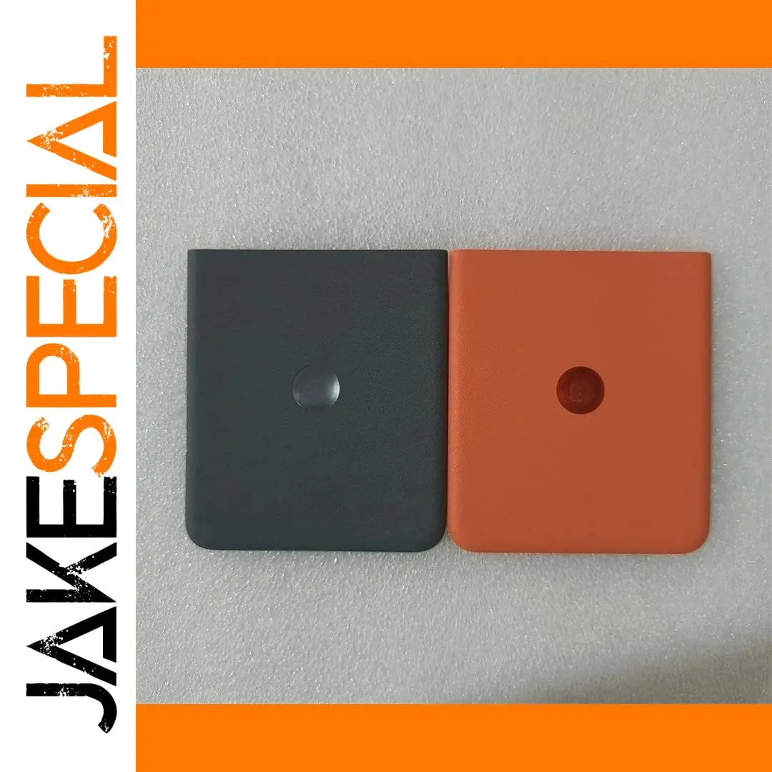 Motorola Razr 50 XT2453-1 Back Panel in Black or Orange 1 Motorola Razr 50 XT2453-1 Back Panel in Black or Orange