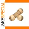 Brass T-Shaped Pipe Connector for Industrial Uses