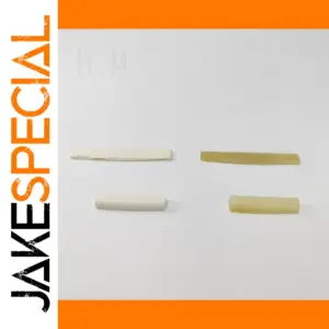 Bone Guitar Saddle and Nut Set for Folk Guitars