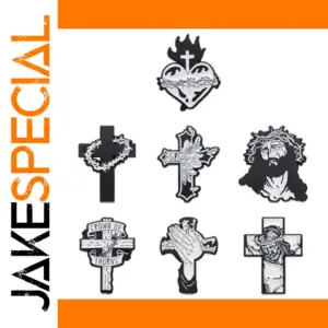 Christian Black and White Brooch Collection