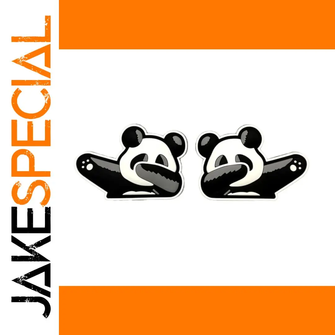 Playful Panda PVC Patch for DIY Customization 1 Playful Panda PVC Patch for DIY Customization