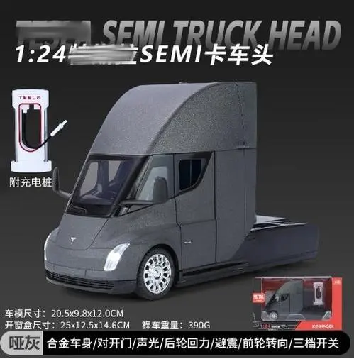 1:24 Scale Diecast Semi-Truck Model by XHD 6 1:24 Scale Diecast Semi-Truck Model by XHD - Image 6