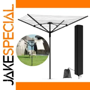 Outdoor Clothes Drying Rack Cover 165x16x16 cm