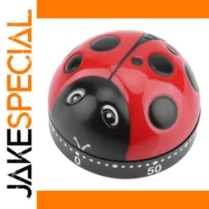 Ladybug Mechanical Kitchen Timer 60-Minute