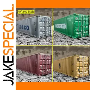 40ft Model Container for Railway Layouts