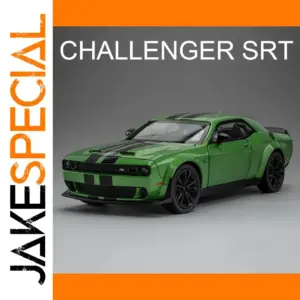 Green 1/22 Scale Diecast Challenger SRT Hellcat Replica