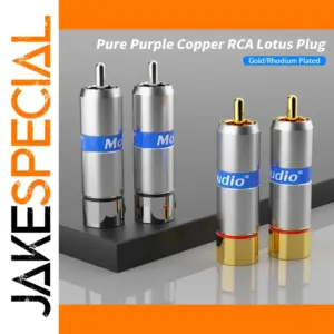 Premium RCA Connectors R206G and R206R for Audio-Video