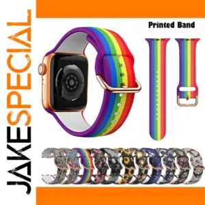 Vibrant Silicone Strap for Apple Watch Series