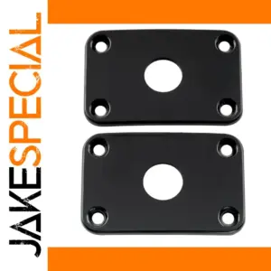 Set of Two Curved Guitar Jack Plates
