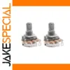Metallic Guitar Potentiometer Set 250K/500K