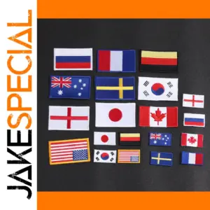 Embroidered Country Flag Patch Collection