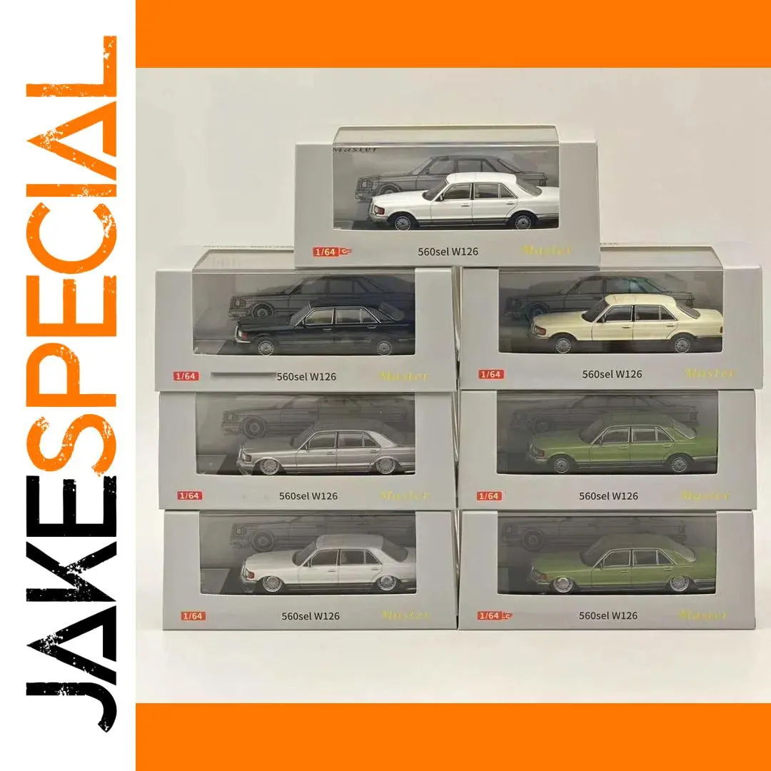 Diecast Mercedes-Benz W126 S560SEL Model 1:64 1 Diecast Mercedes-Benz W126 S560SEL Model 1:64