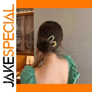 Candy Color U-Shaped Hair Stick for Women