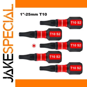 Impact Magnetic Torx T10 Bits Set 20-29 Pieces
