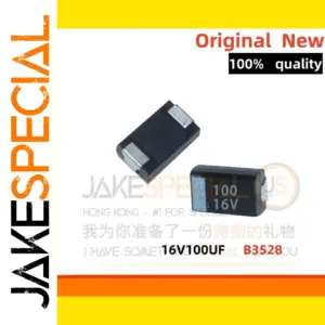 20-Pack NEC B3528 B 100μF 16V Surface Mount Capacitors