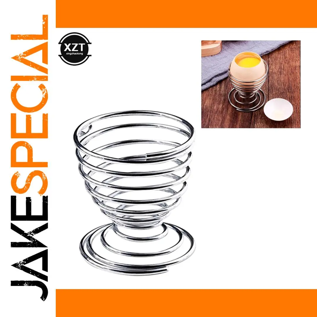Stainless Steel Spiral Egg Cup 1 Stainless Steel Spiral Egg Cup
