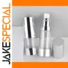 Luxury Silver Refillable Spray Bottle Set