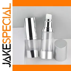 Luxury Silver Refillable Spray Bottle Set