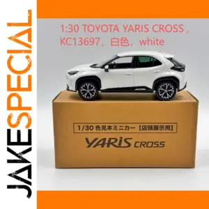 White Toyota Yaris Cross Diecast Model 1:30 Scale
