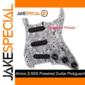Prewired Fender Stratocaster Pickguard with Alnico 3 Pickups