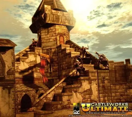 Medieval Castle Paper Model Kit 2 Medieval Castle Paper Model Kit - Image 2