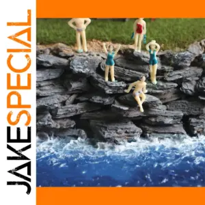 Miniature Swimming Figures Set 30pcs 1:100 Scale