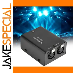 512-Channel USB DMX Lighting Controller for Stage