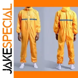 Yellow Waterproof Raincoat for Outdoor Activities