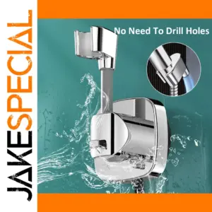 Universal Chrome Shower Head Holder