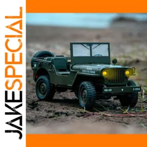 1/10 Scale Military RC Off-Road Jeep