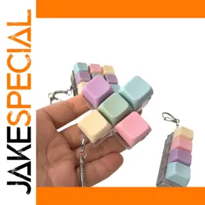 Pastel Mechanical Keyboard Axis Keychain