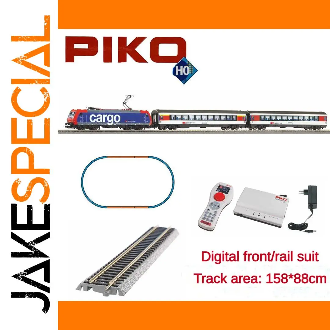 PIKO HO 1/87 Model Train Set with WLAN Control 1 PIKO HO 1/87 Model Train Set with WLAN Control