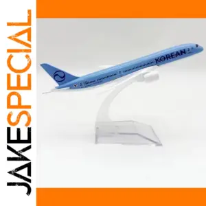 Korean B787 Diecast Aircraft Model 16cm